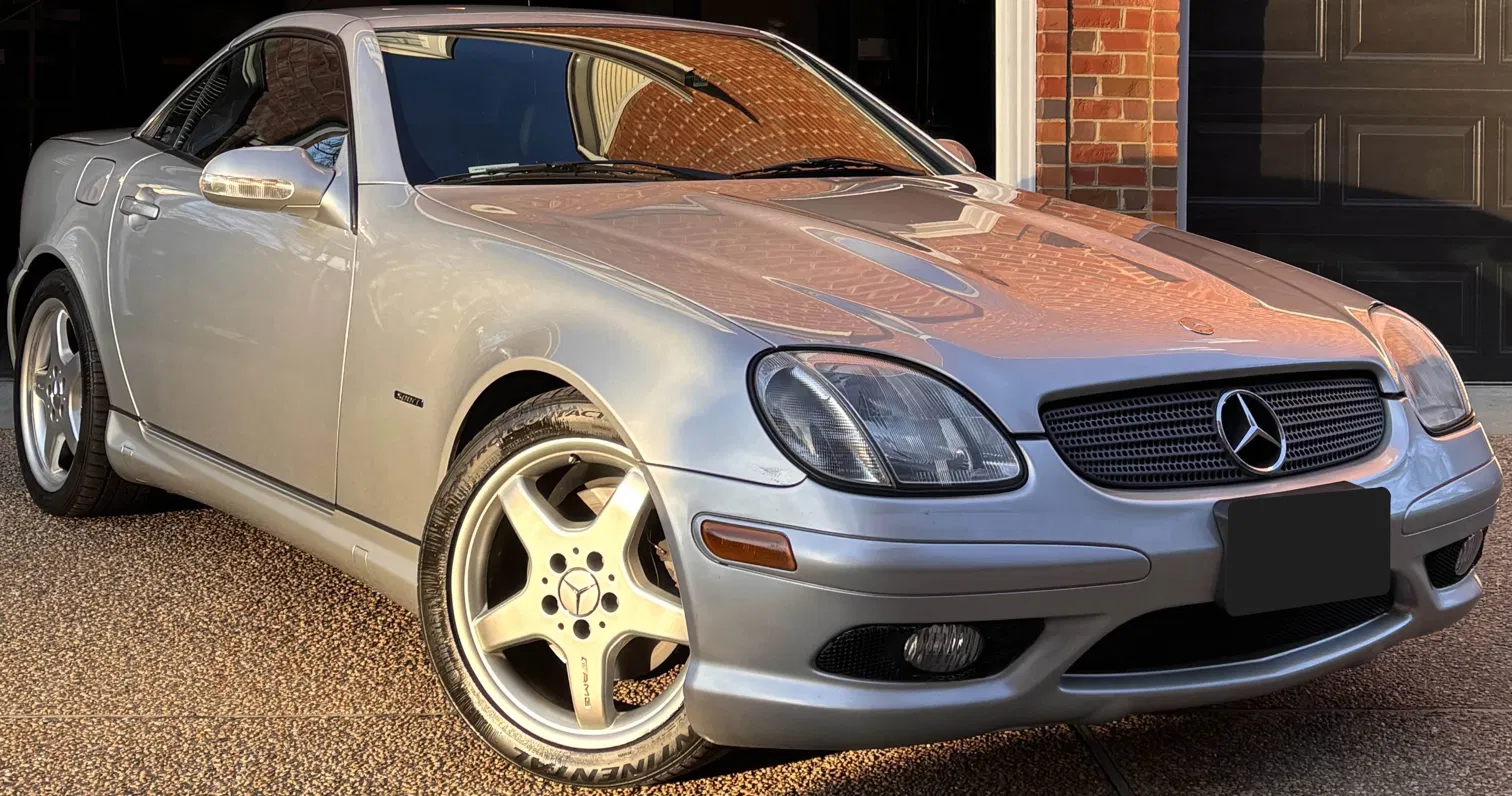 Mercedes SLK exterior detail