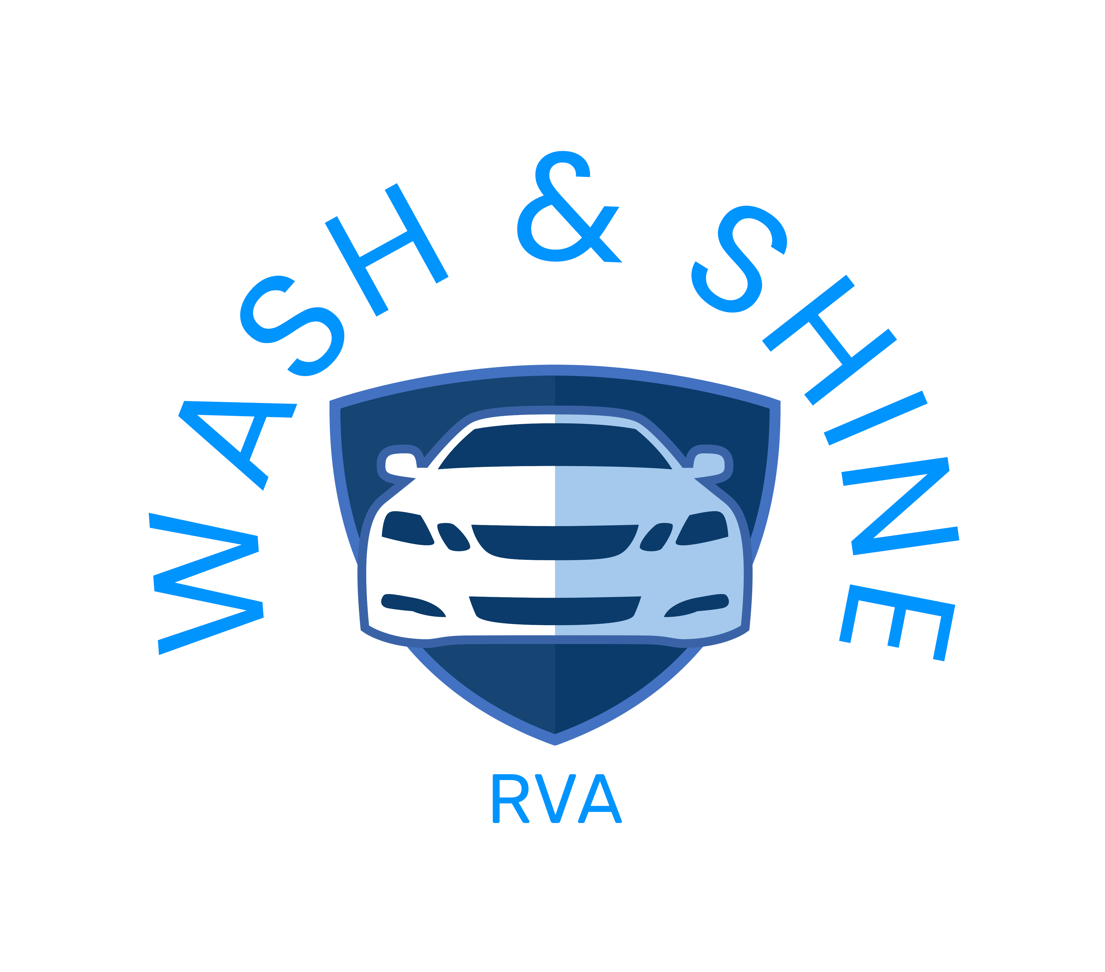 Wash & Shine RVA logo